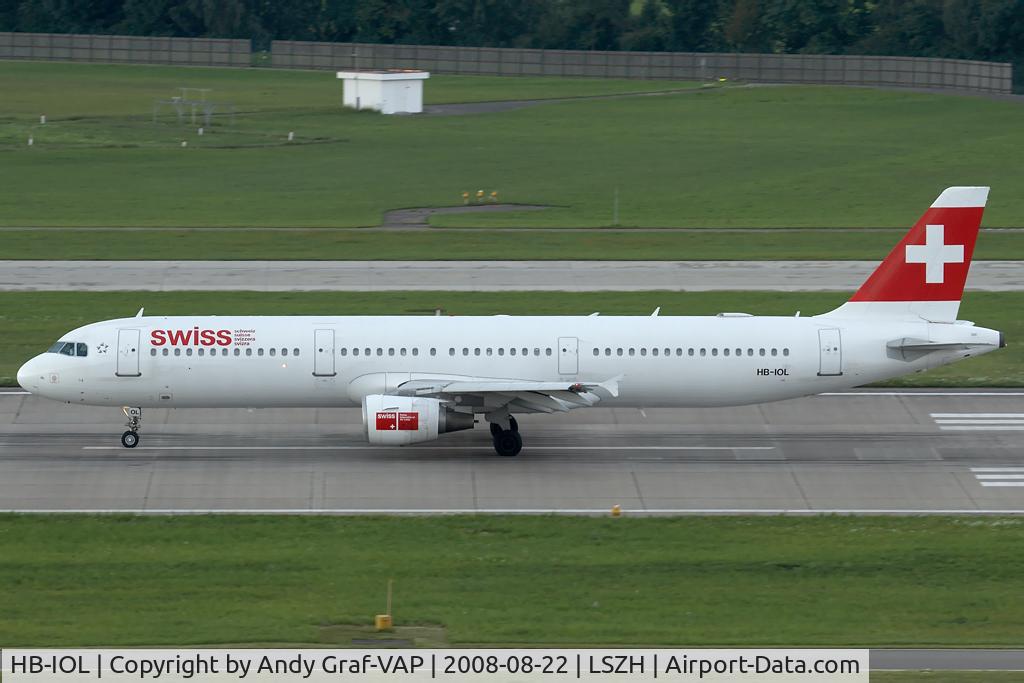 HB-IOL, 1999 Airbus A321-111 C/N 1144, SWISS A321