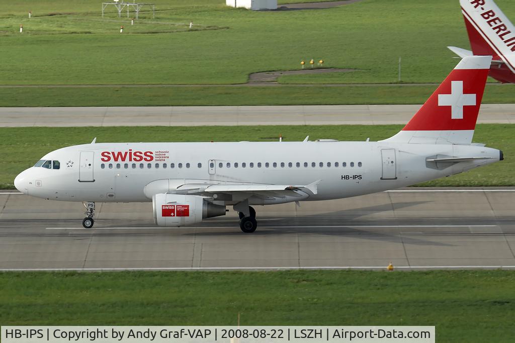 HB-IPS, 1997 Airbus A319-112 C/N 734, SWISS A319