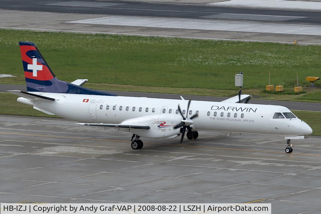 HB-IZJ, 1995 Saab 2000 C/N 2000-015, Darwin S2000