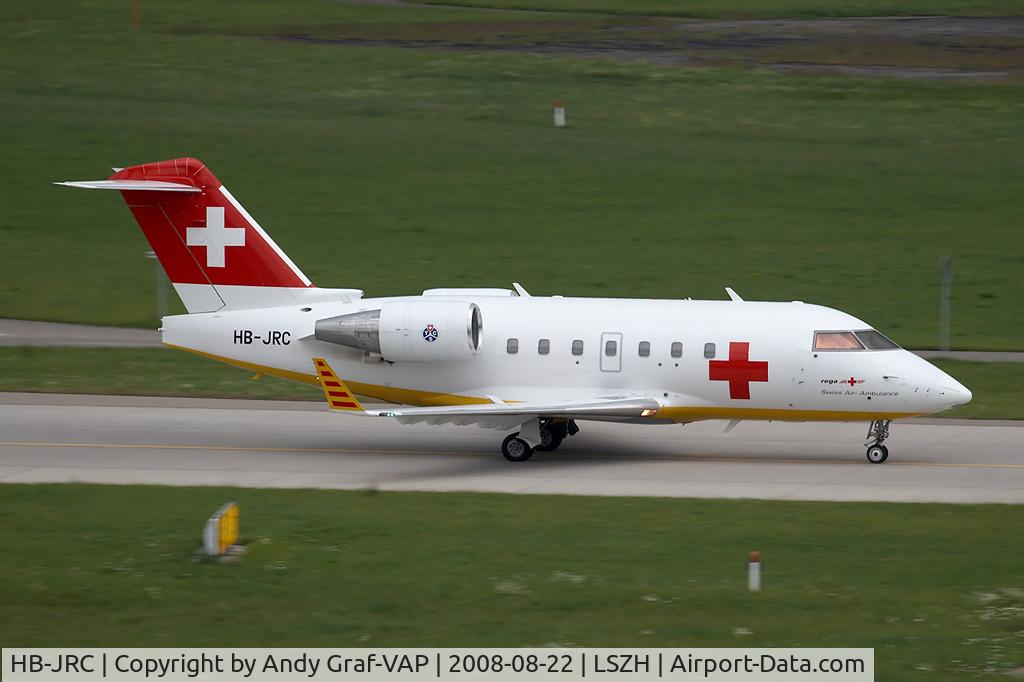 HB-JRC, 2002 Bombardier Challenger 604 (CL-600-2B16) C/N 5540, REGA CL601