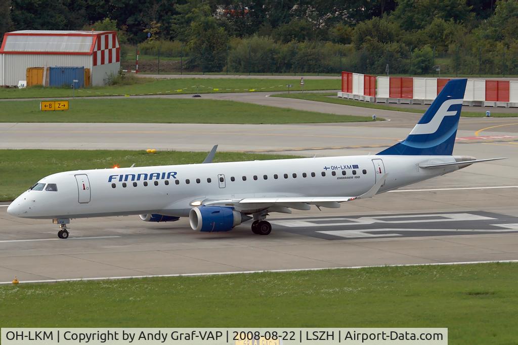 OH-LKM, 2008 Embraer 190LR (ERJ-190-100LR) C/N 19000160, Finnair EMB190