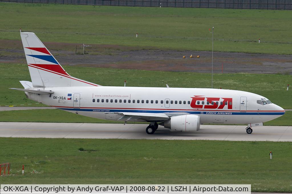 OK-XGA, 1992 Boeing 737-55S C/N 26539, CSA 737-500