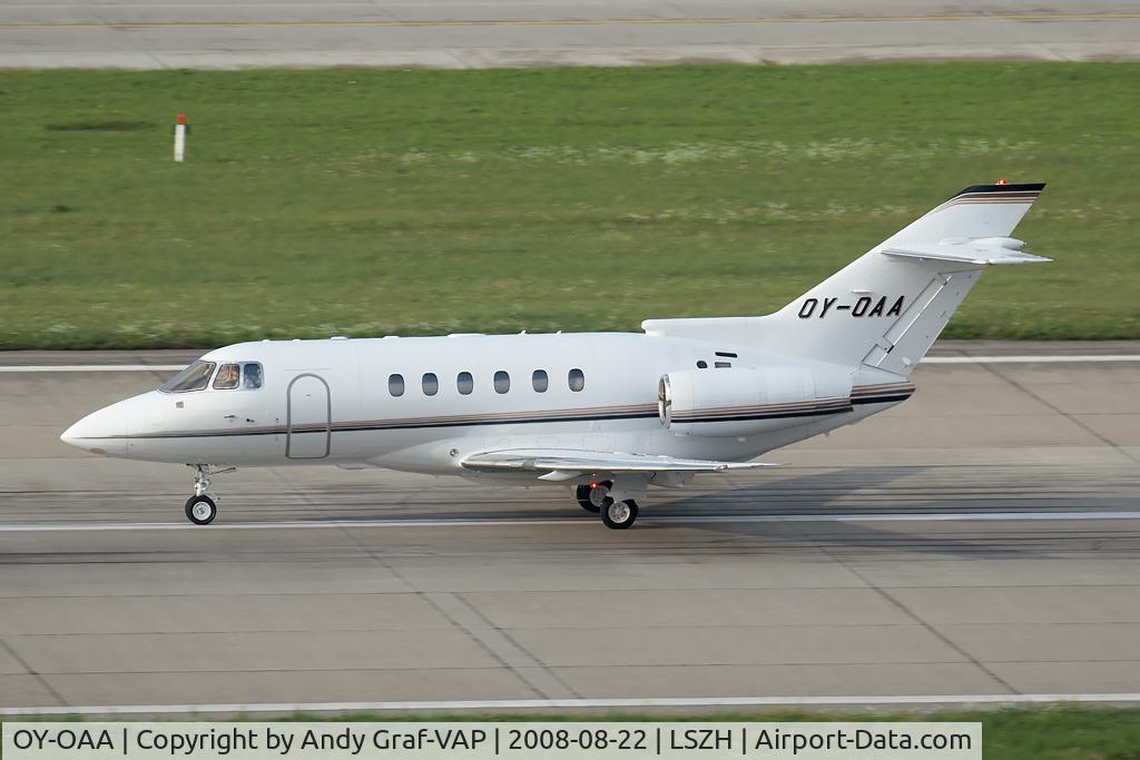 OY-OAA, 2003 Raytheon Hawker 800XP C/N 258645, Bae125