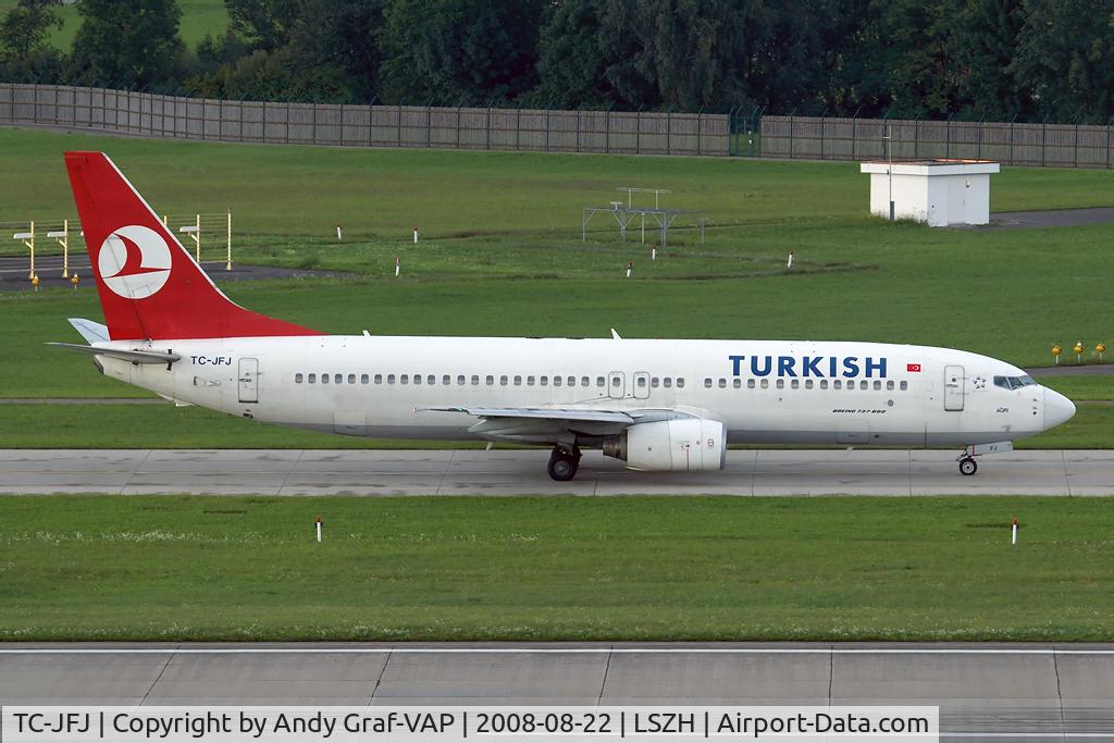 TC-JFJ, 1999 Boeing 737-8F2 C/N 29772, Turkish Airlines 737-800