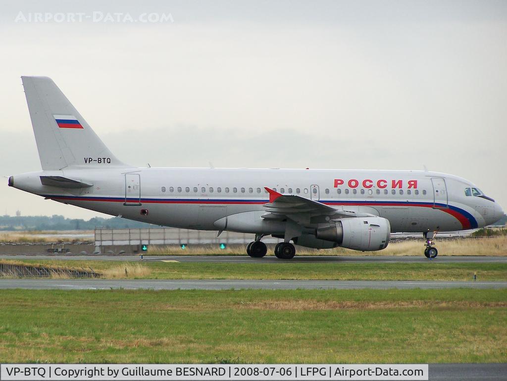 VP-BTQ, 1999 Airbus A319-114 C/N 1149, Taxiing to Terminal 2