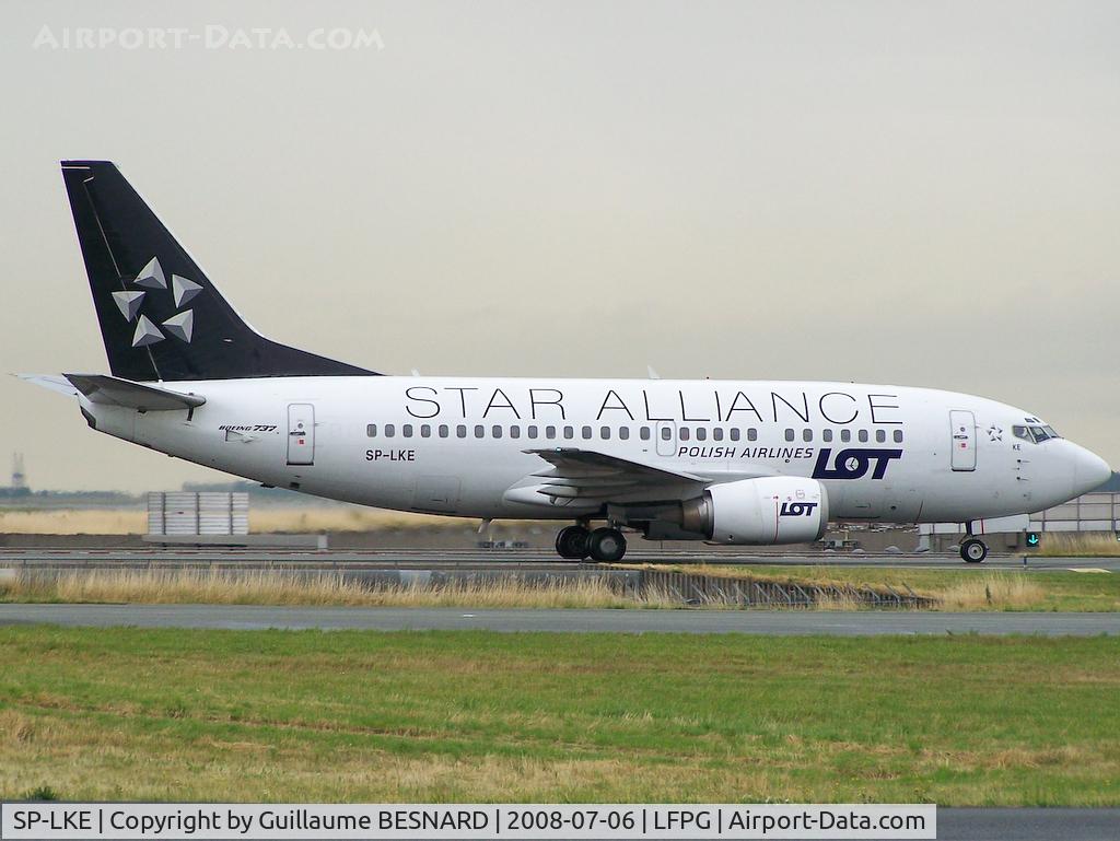 SP-LKE, 1993 Boeing 737-55D C/N 27130, First time for me.