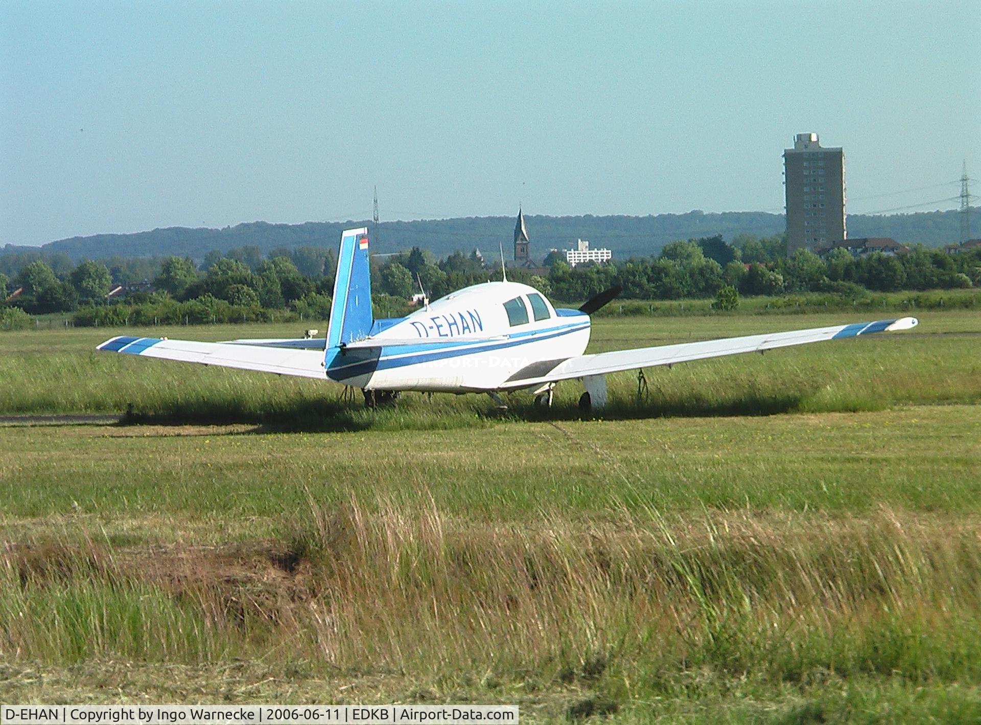 D-EHAN, 1966 Mooney M20C Ranger C/N 3314, Mooney M20C-21 at Bonn-Hangelar airfield