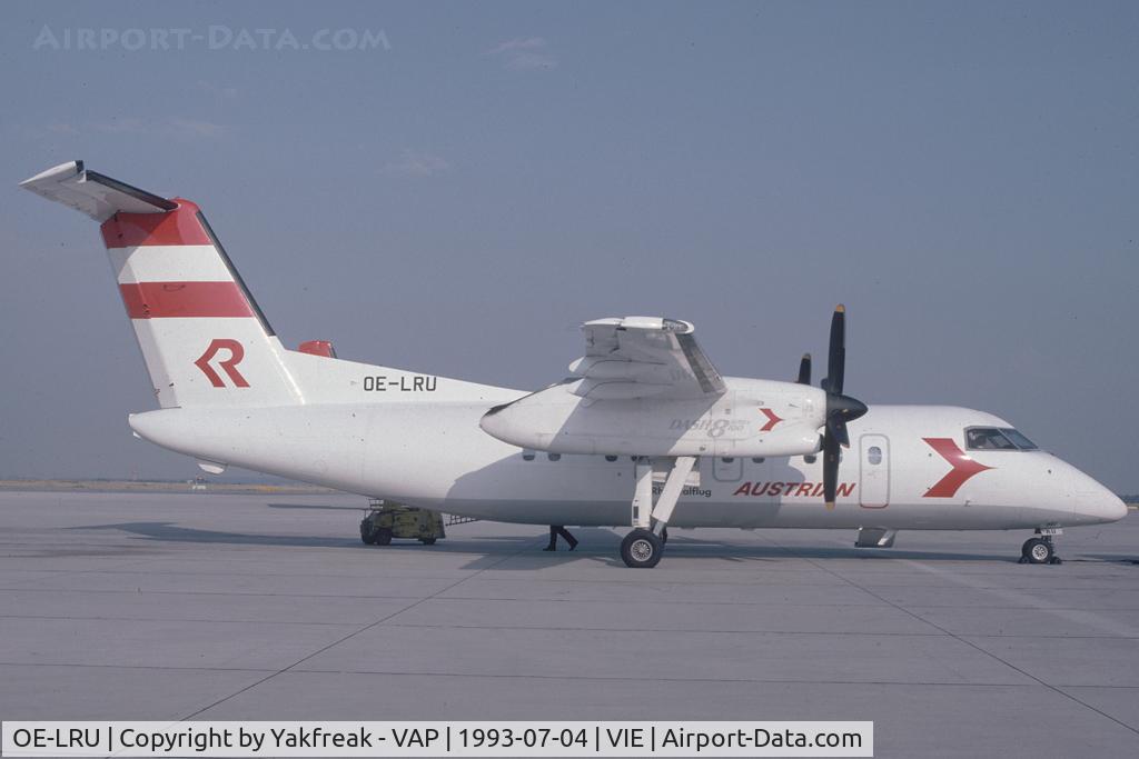 OE-LRU, De Havilland Canada DHC-8-103 Dash 8 C/N 317, Rheintalflug Dash 8-100