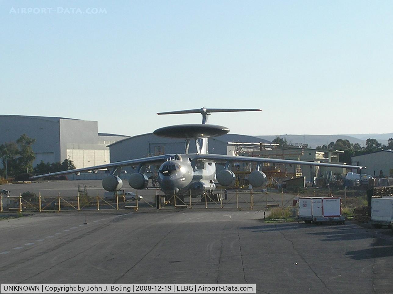 UNKNOWN, , A-50 AWAC version of Il-76 on ramp at Tel Aviv