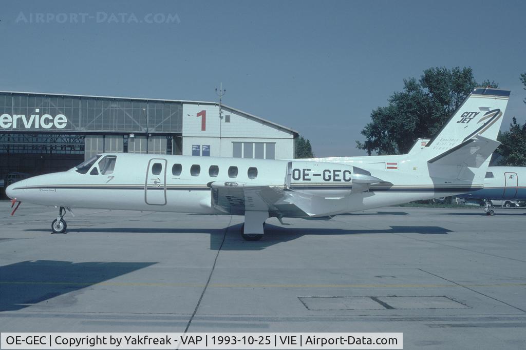 OE-GEC, 1981 Cessna 550 Citation C/N 550-0266, City Jet Cessna 550 Citation 2