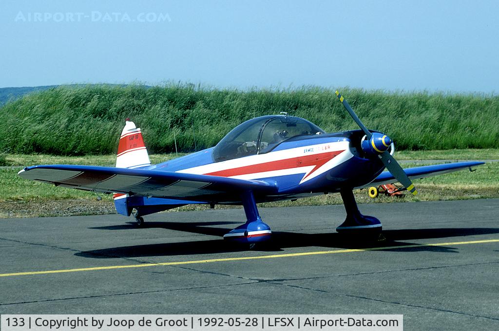 133, Mudry CAP-10B C/N 133, We visited the Luxeuil open house on our way back from Swistzerland. It was nice to photograph the aircraft on the static as a bonus.