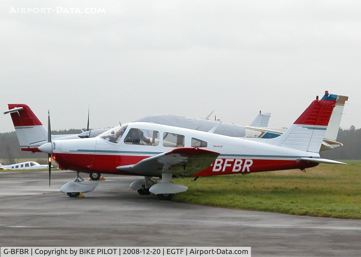 G-BFBR, 1977 Piper PA-28-161 Cherokee Warrior II C/N 28-7716277, ABOUT TO DEPART
