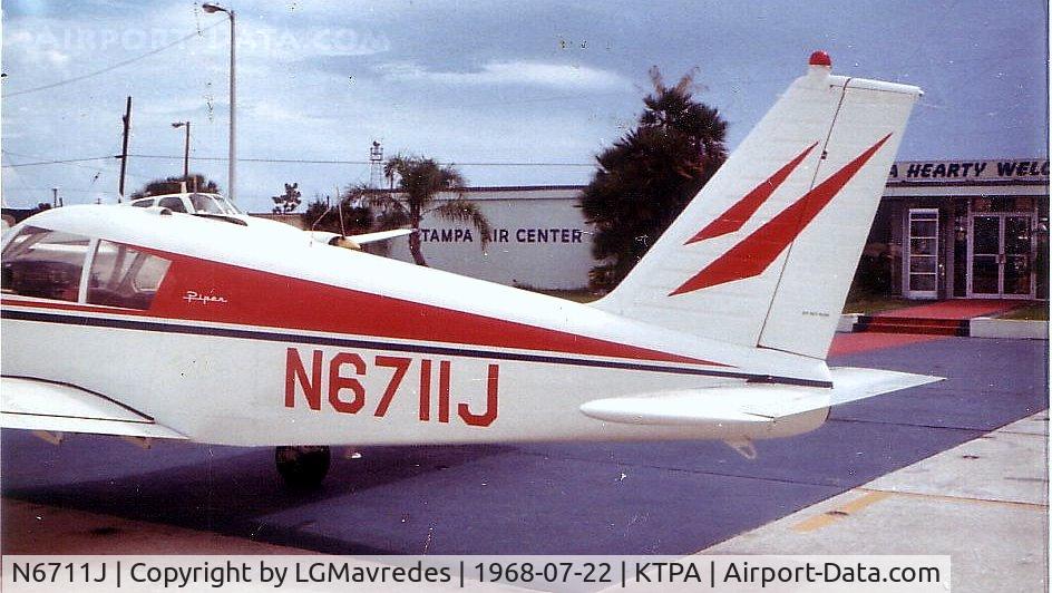 N6711J, 1968 Piper PA-28-140 C/N 28-24408, On one of her first X/C to Tampa, FL