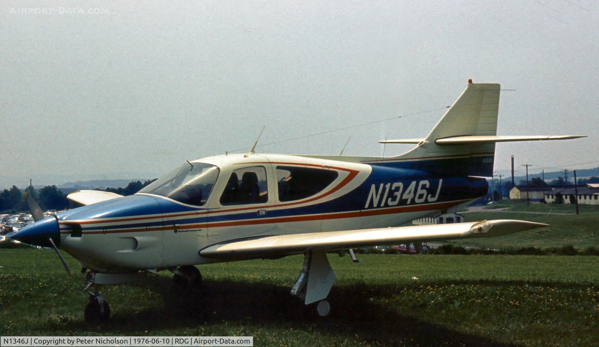 N1346J, 1975 Rockwell International 112A Commander C/N 346, This Commander attended the 1976 Reading Airshow in Pennsylvania.