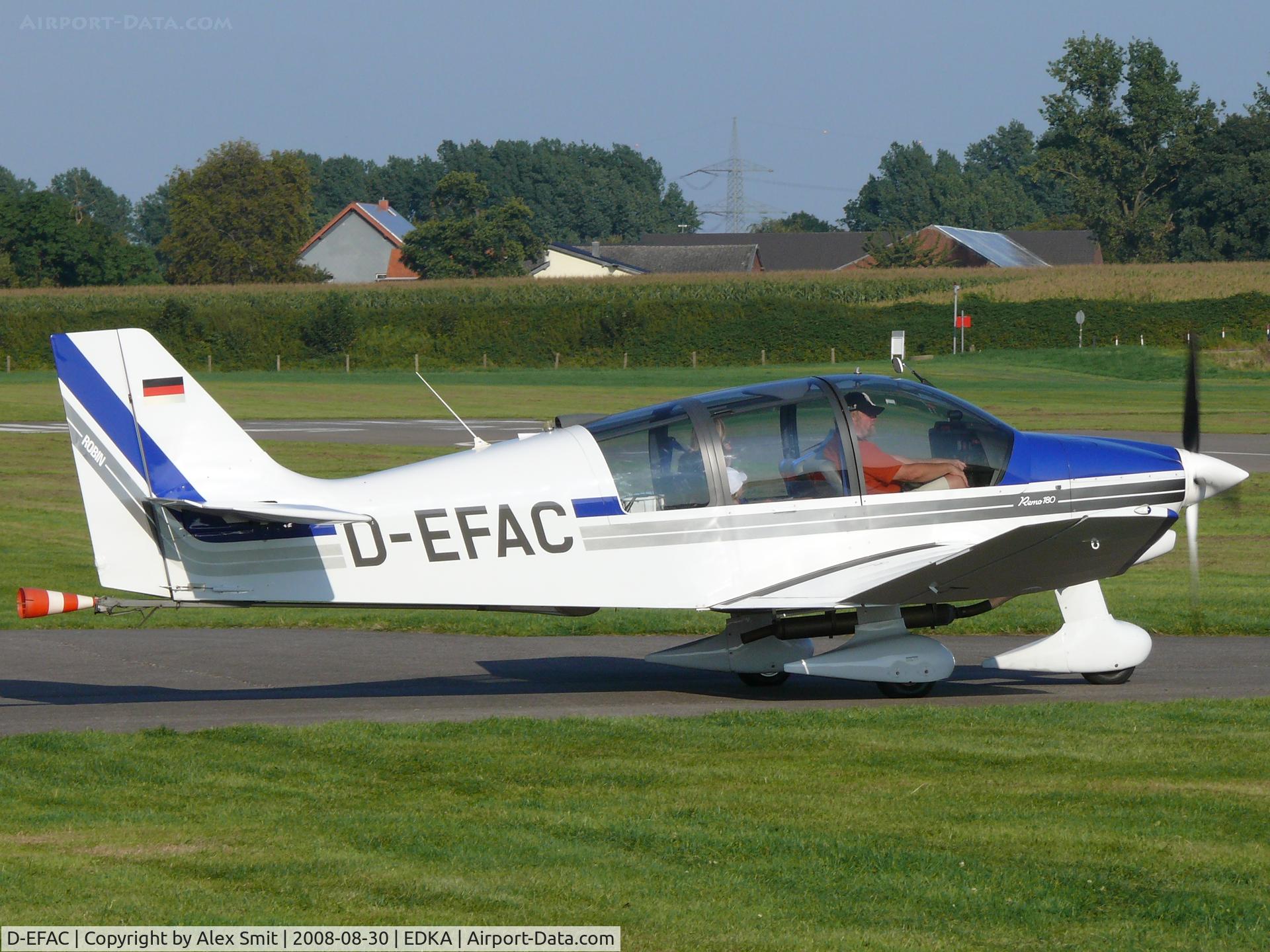 D-EFAC, 1997 Robin DR-400-180R Remorqueur Regent C/N 2333, Robin Dr400/108R Remorqueur D-EFAC Luftsportverein Aachen