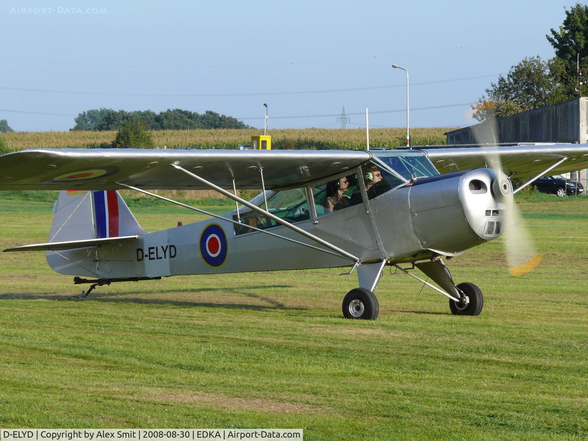 D-ELYD, 1950 Taylorcraft J Auster 5 C/N 1790, Taylorcraft Auster Mk5 D-ELYD in Royal Air Force colors