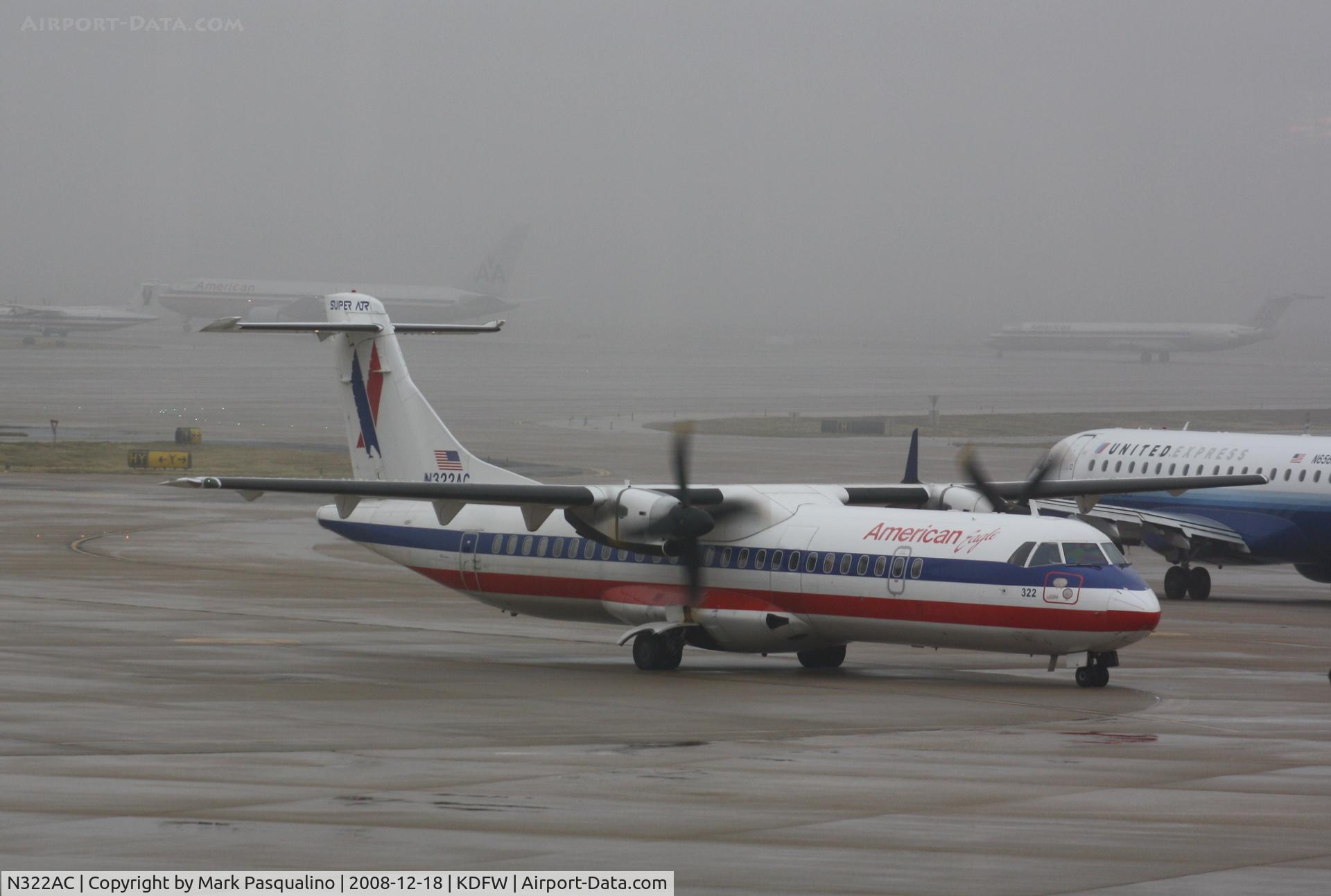 N322AC, 1992 ATR 72-212 C/N 320, ATR 72-212