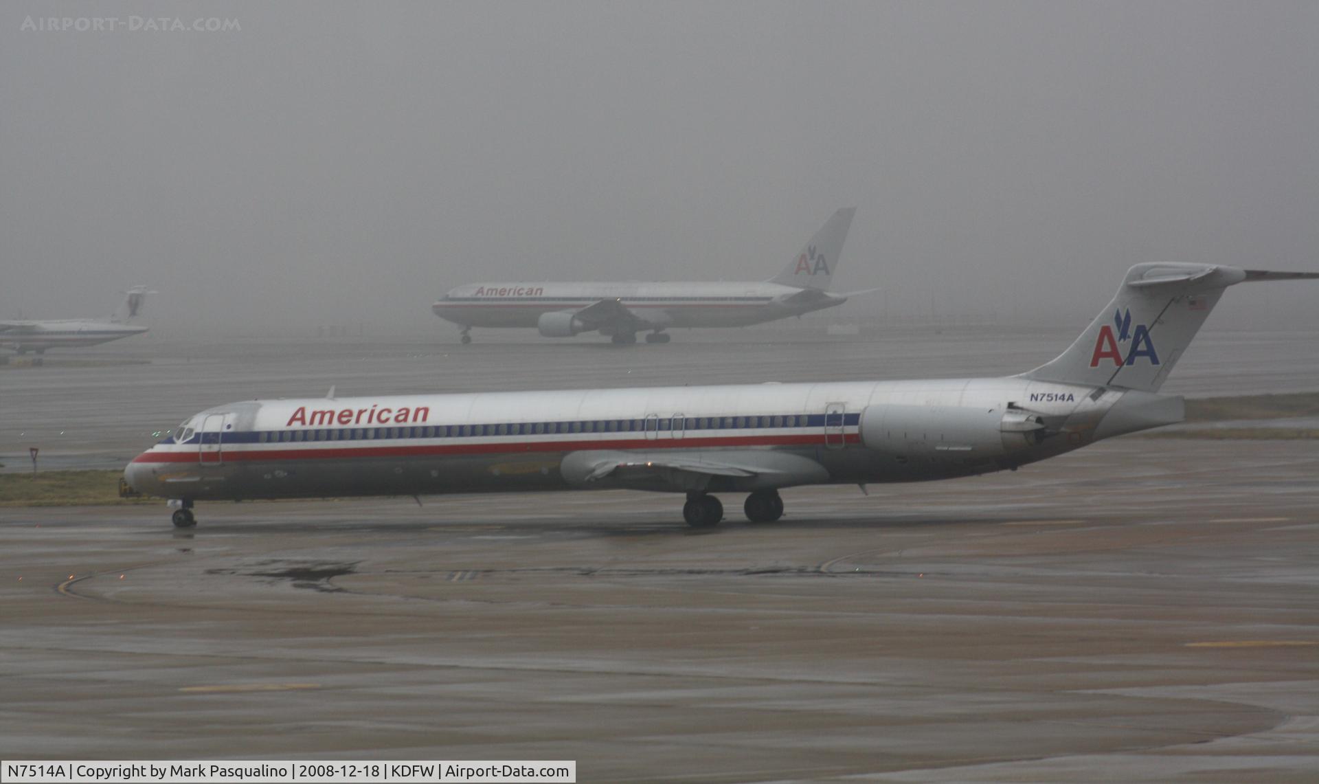 N7514A, 1990 McDonnell Douglas MD-82 (DC-9-82) C/N 49891, MD-82