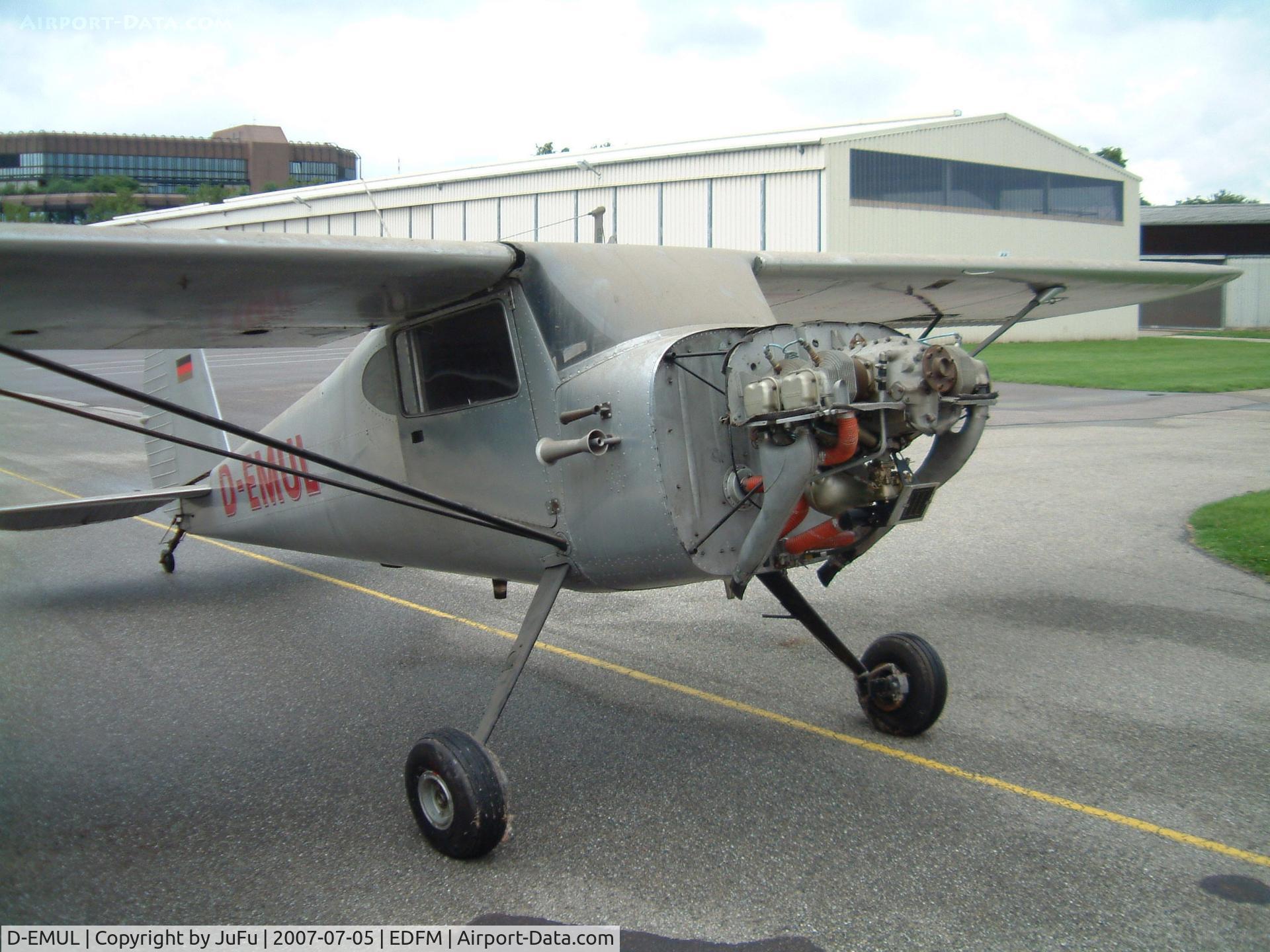 D-EMUL, 1946 Cessna 120 C/N 11226, D-EMUL, not flying for 14 years! Check out at http://D-EMUL.de