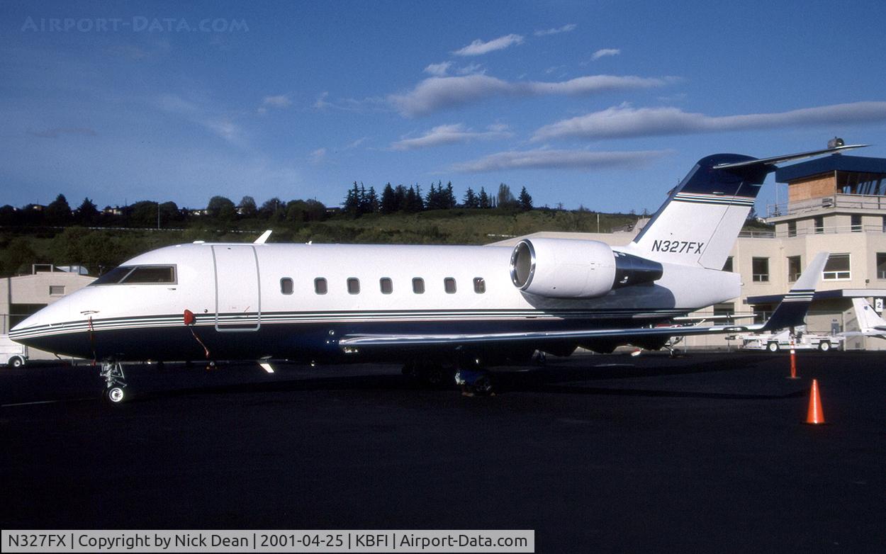 N327FX, 2000 Bombardier Challenger 604 (CL-600-2B16) C/N 5466, KBFI