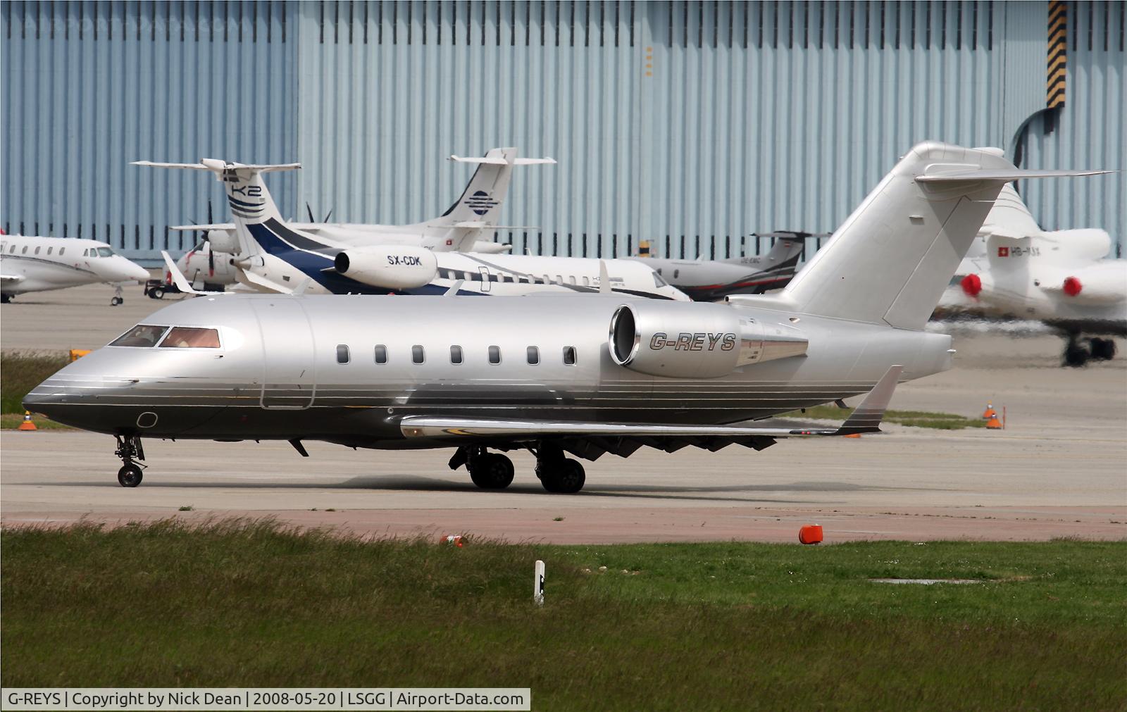 G-REYS, 2000 Bombardier Challenger 604 (CL-600-2B16) C/N 5467, LSGG