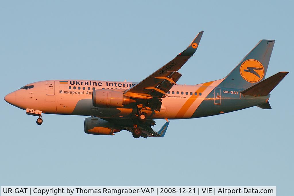 UR-GAT, 1993 Boeing 737-528 C/N 25237, Ukraine International Airlines Boeing 737-500
