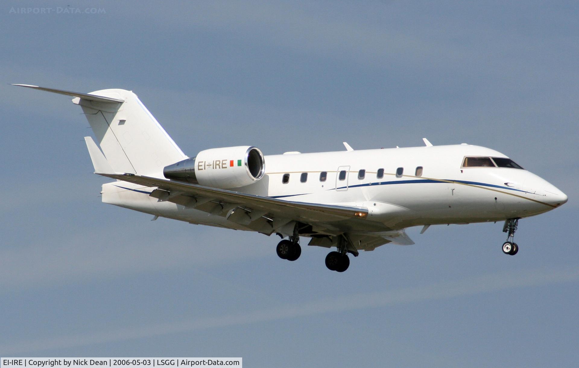 EI-IRE, 2001 Bombardier Challenger 604 (CL-600-2B16) C/N 5515, LSGG