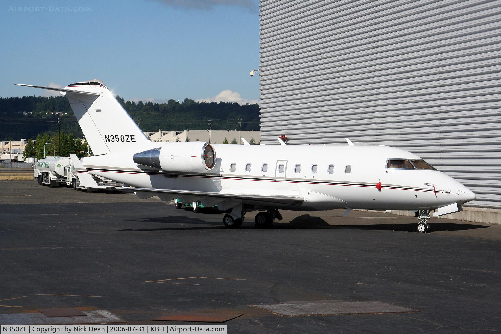 N350ZE, 2002 Bombardier Challenger 604 (CL-600-2B16) C/N 5547, KBFI