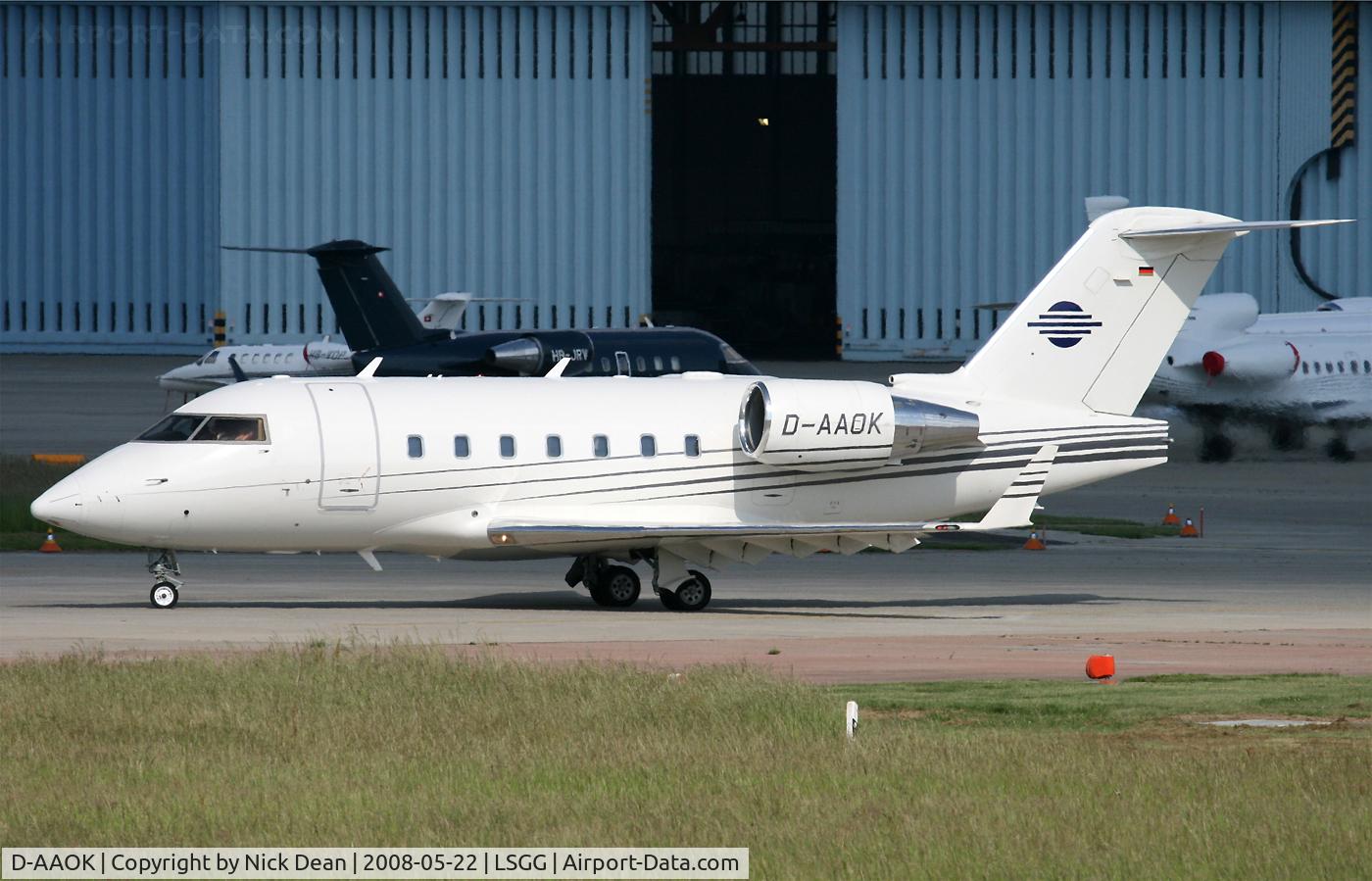 D-AAOK, 2004 Bombardier Challenger 604 (CL-600-2B16) C/N 5585, LSGG