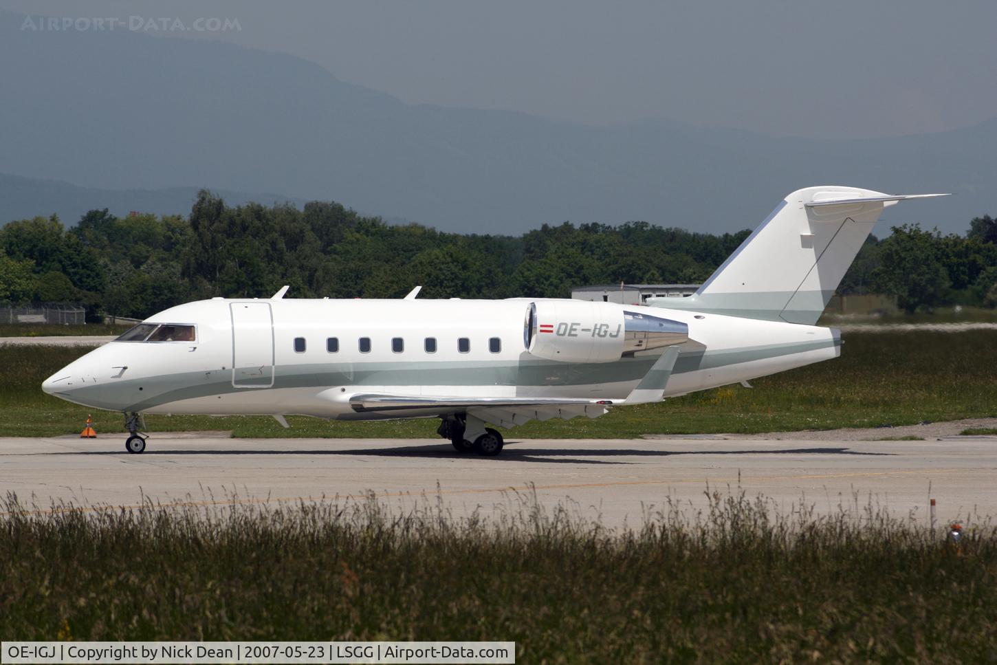 OE-IGJ, 2004 Bombardier Challenger 604 (CL-600-2B16) C/N 5598, LSGG