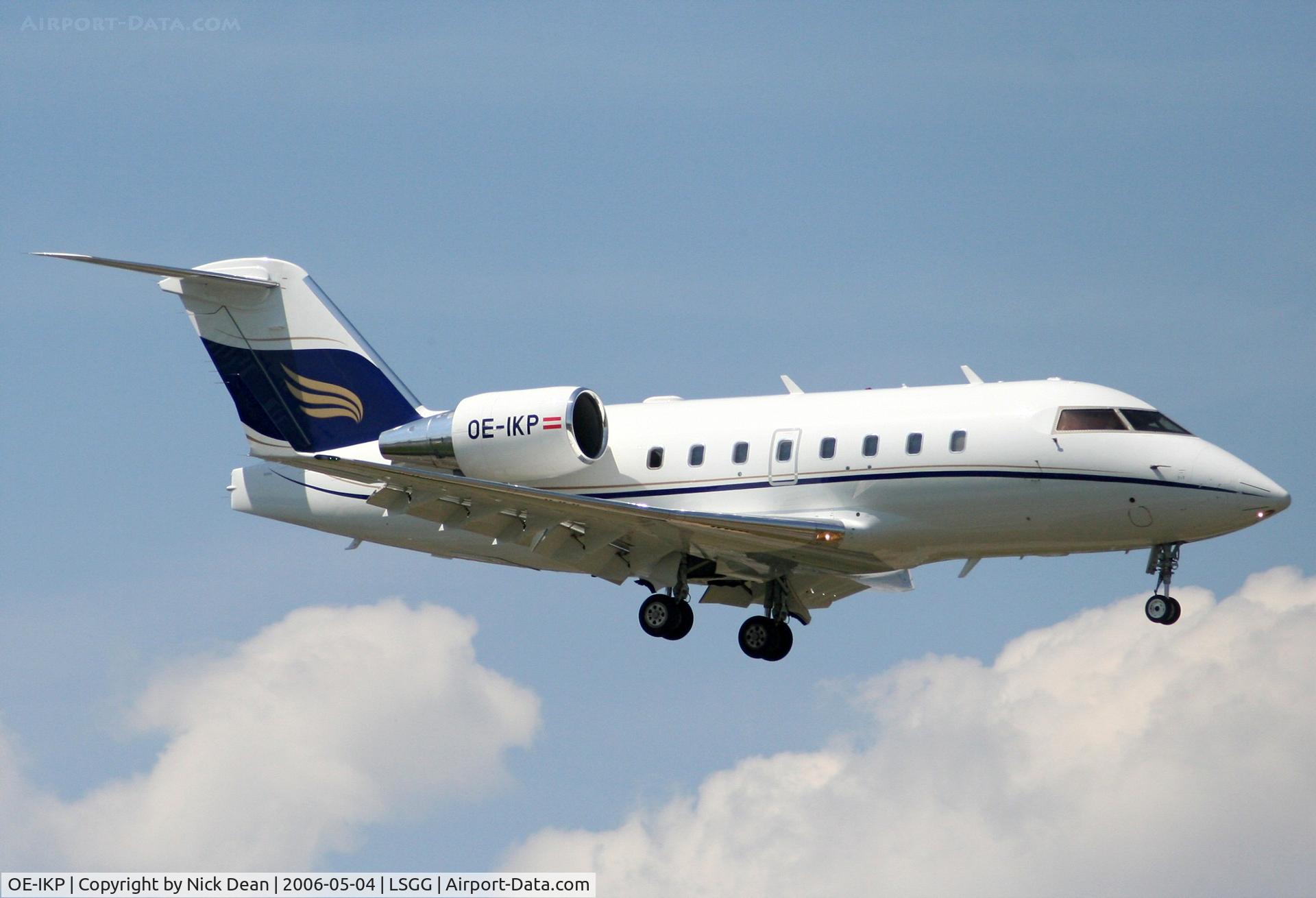OE-IKP, 2005 Bombardier Challenger 604 (CL-600-2B16) C/N 5599, LSGG