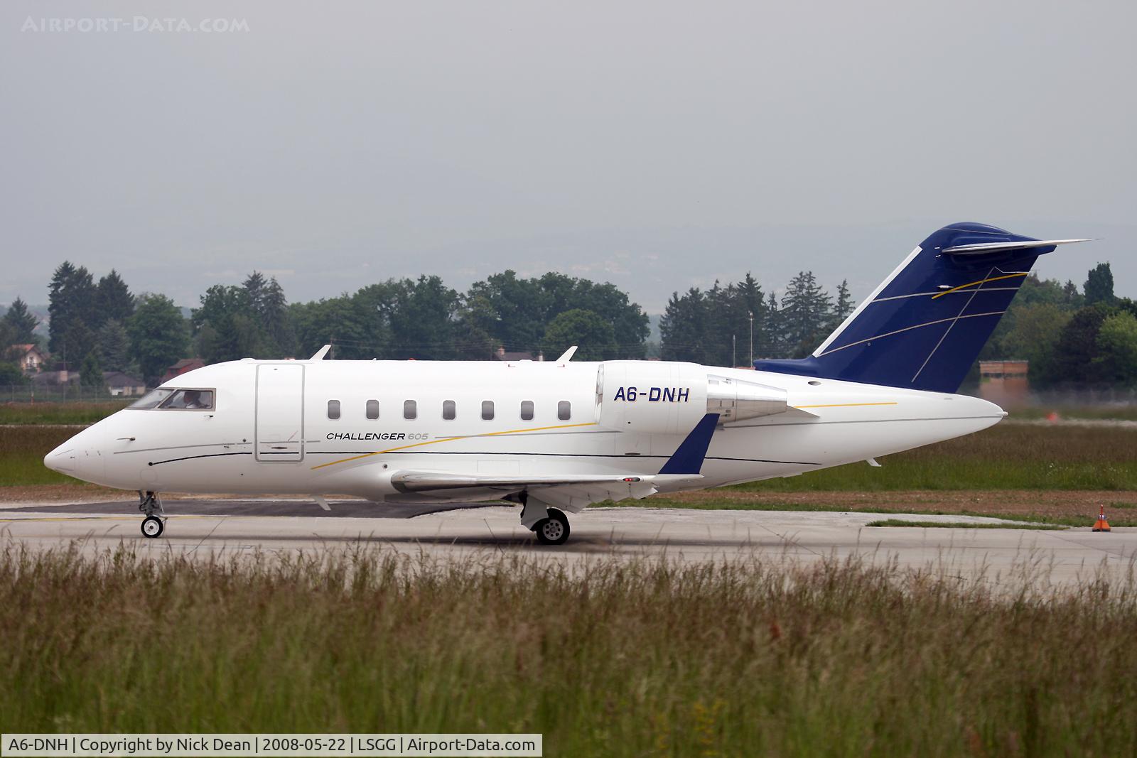 A6-DNH, 2007 Bombardier Challenger 605 (CL-600-2B16) C/N 5702, LSGG
