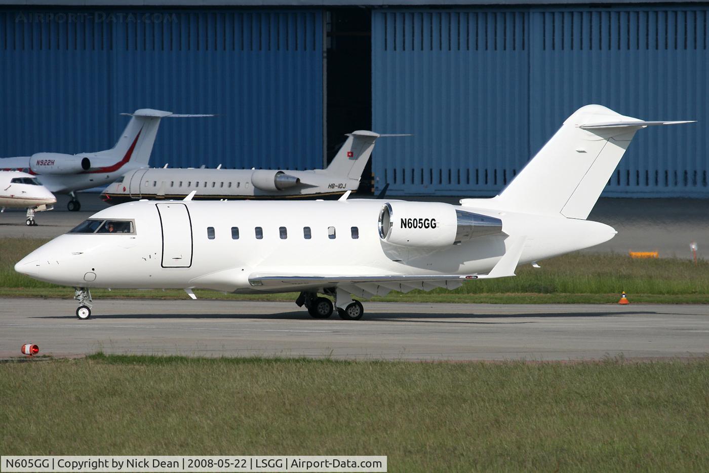 N605GG, 2007 Bombardier Challenger 605 (CL-600-2B16) C/N 5728, LSGG