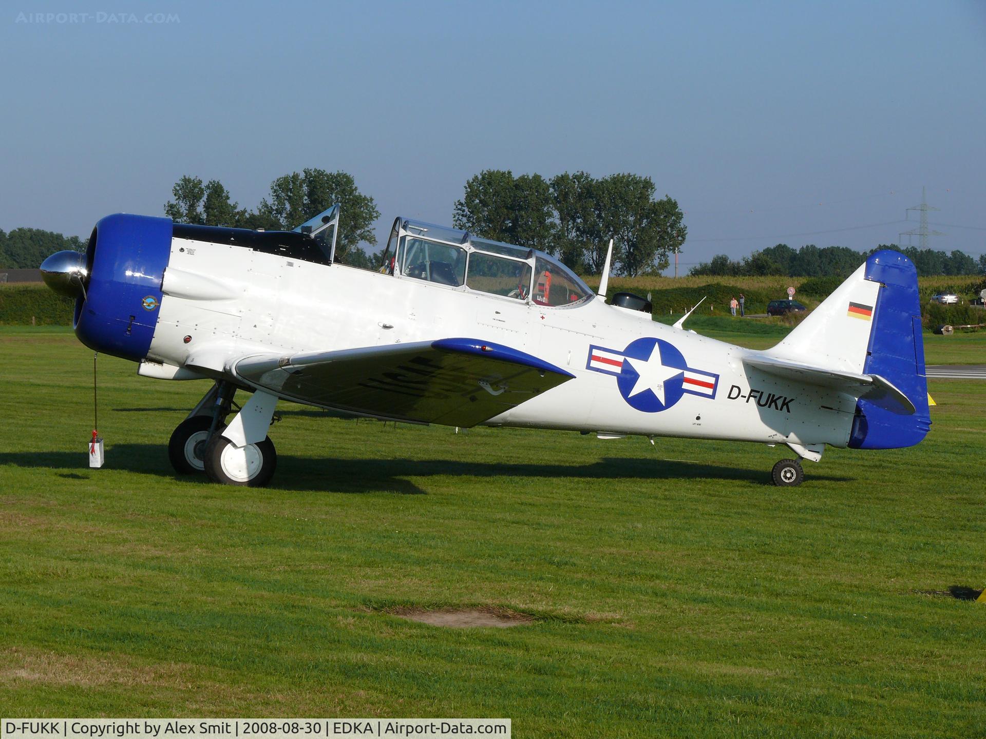 D-FUKK, Canadian Car & Foundry T-6 Harvard Mk4 C/N CCF4-046, North American T-6 Harvard Mk4 D-FUKK painted in US Air Force colors