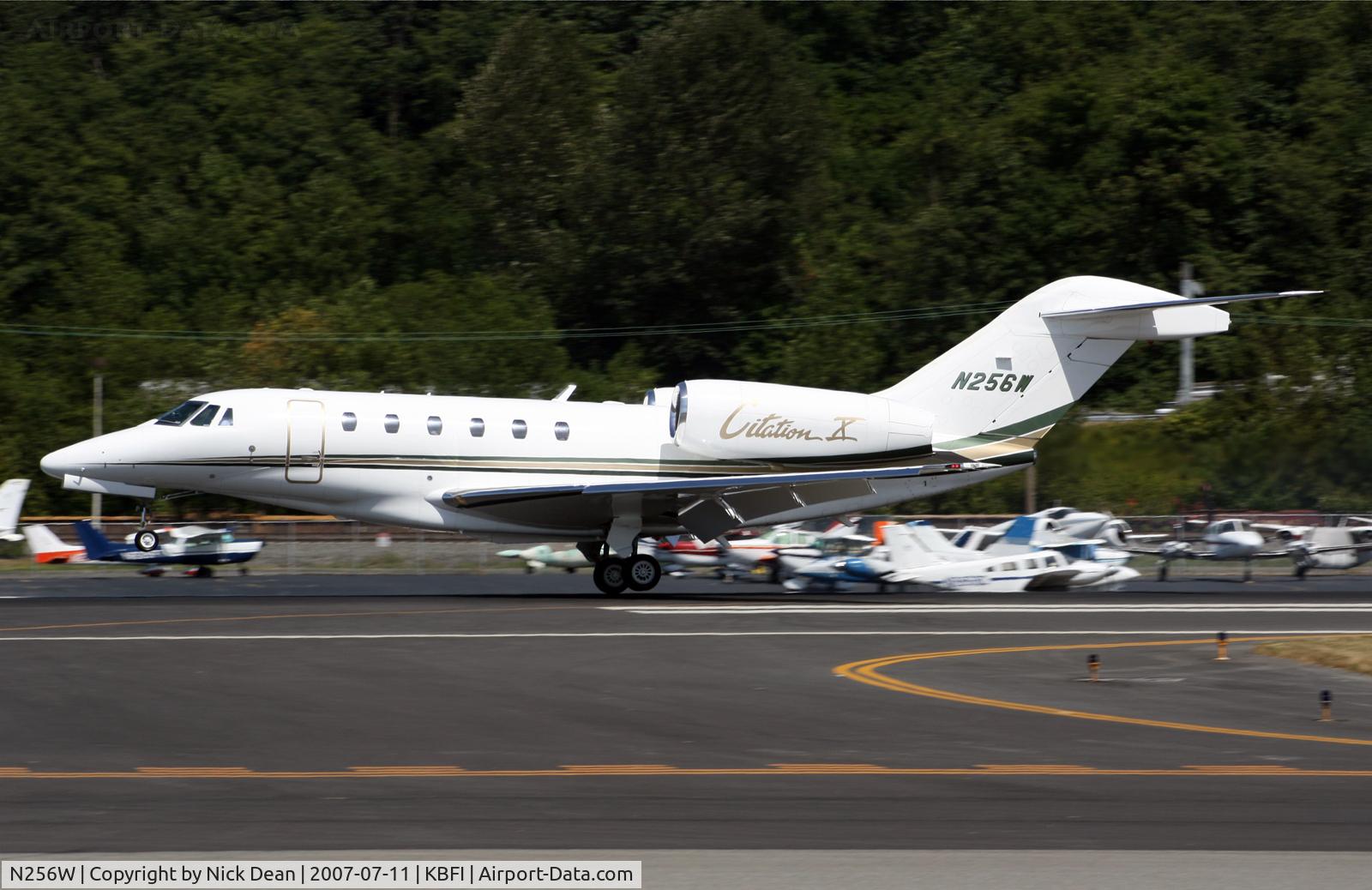 N256W, 2003 Cessna 750 Citation X C/N 750-0221, KBFI