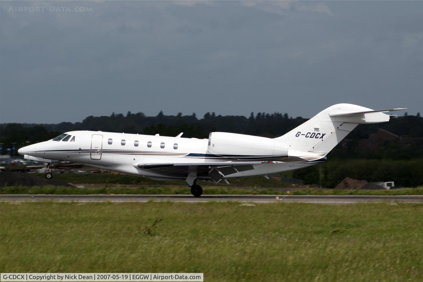 G-CDCX, 2002 Cessna 750 Citation X Citation X C/N 750-0194, EGGW