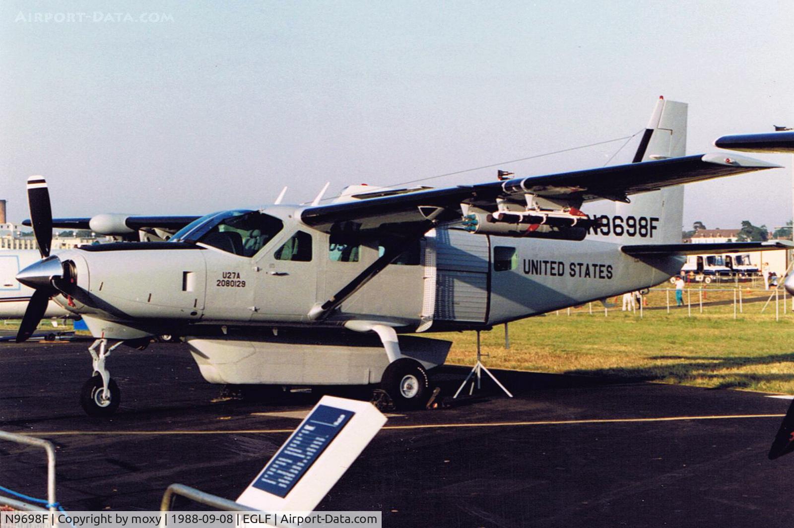 N9698F, Cessna U-27A Caravan 1 (208) C/N 20809129, CESSNA U-27A CARAVAN 1