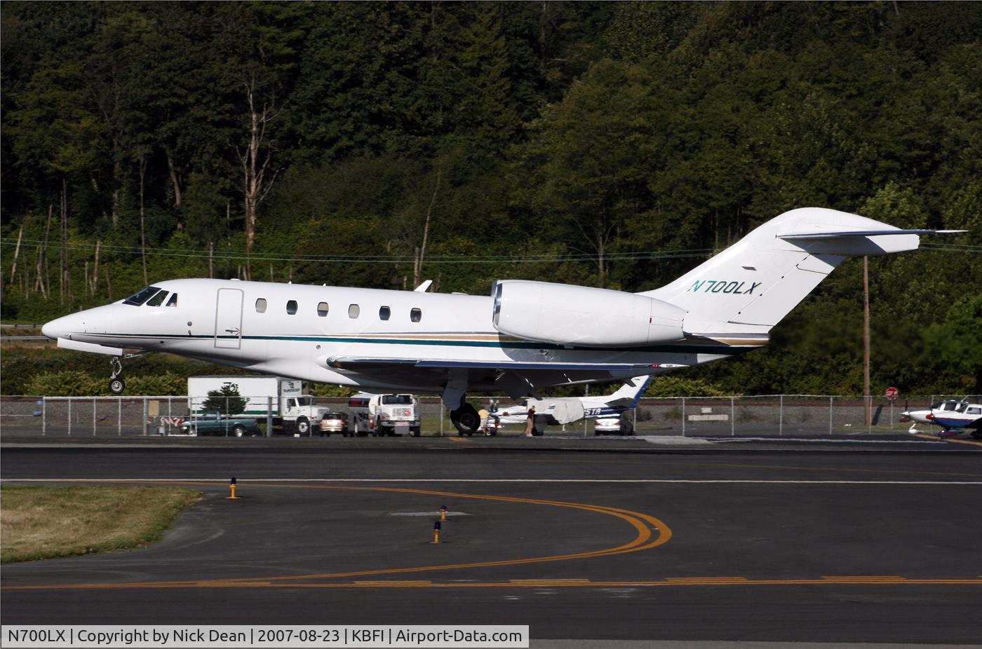 N700LX, 1998 Cessna 750 Citation X C/N 750-0038, KBFI