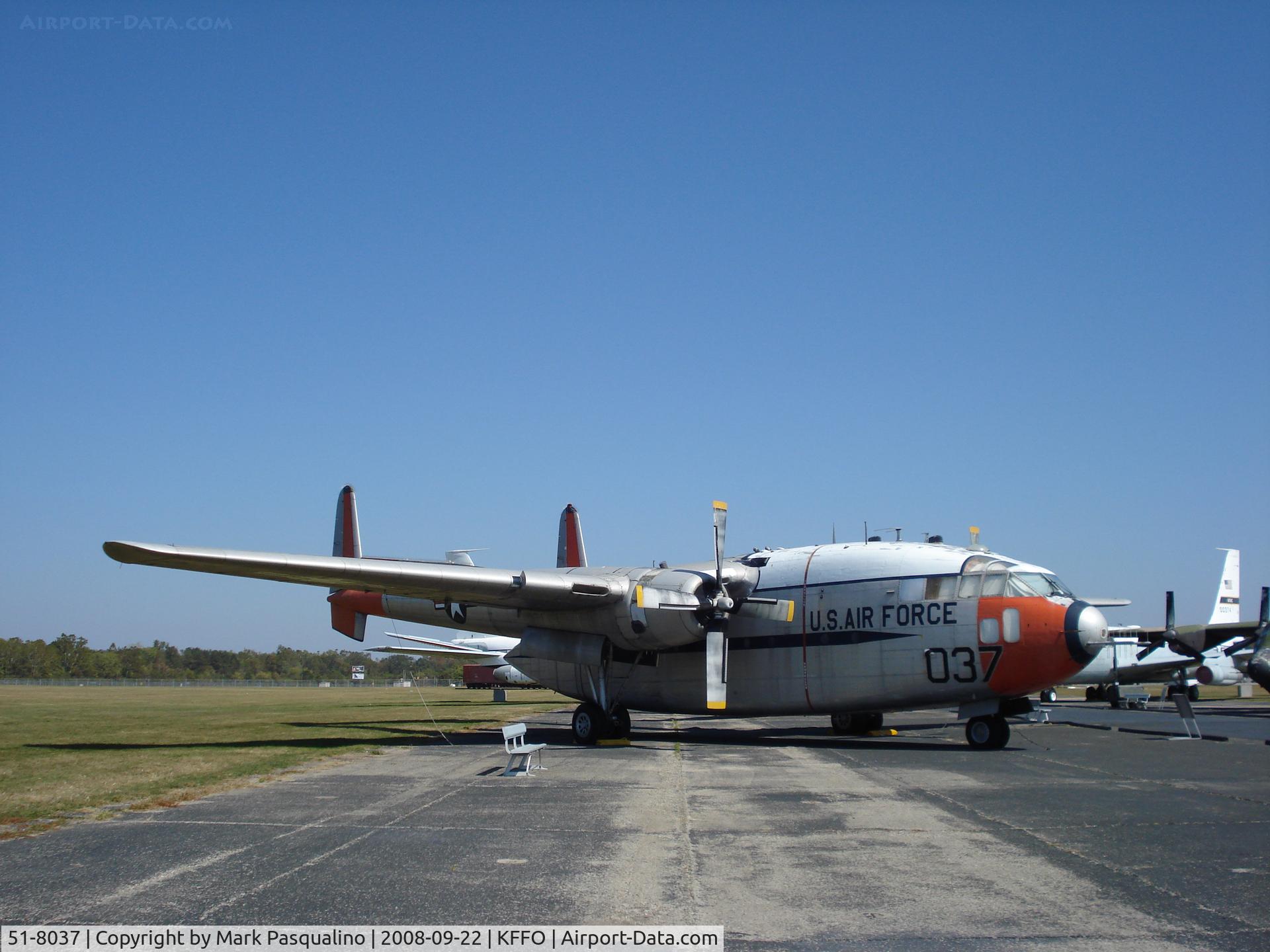 51-8037, 1951 Fairchild C-119J-FA Flying Boxcar C/N 10915, Fairchild C-119J