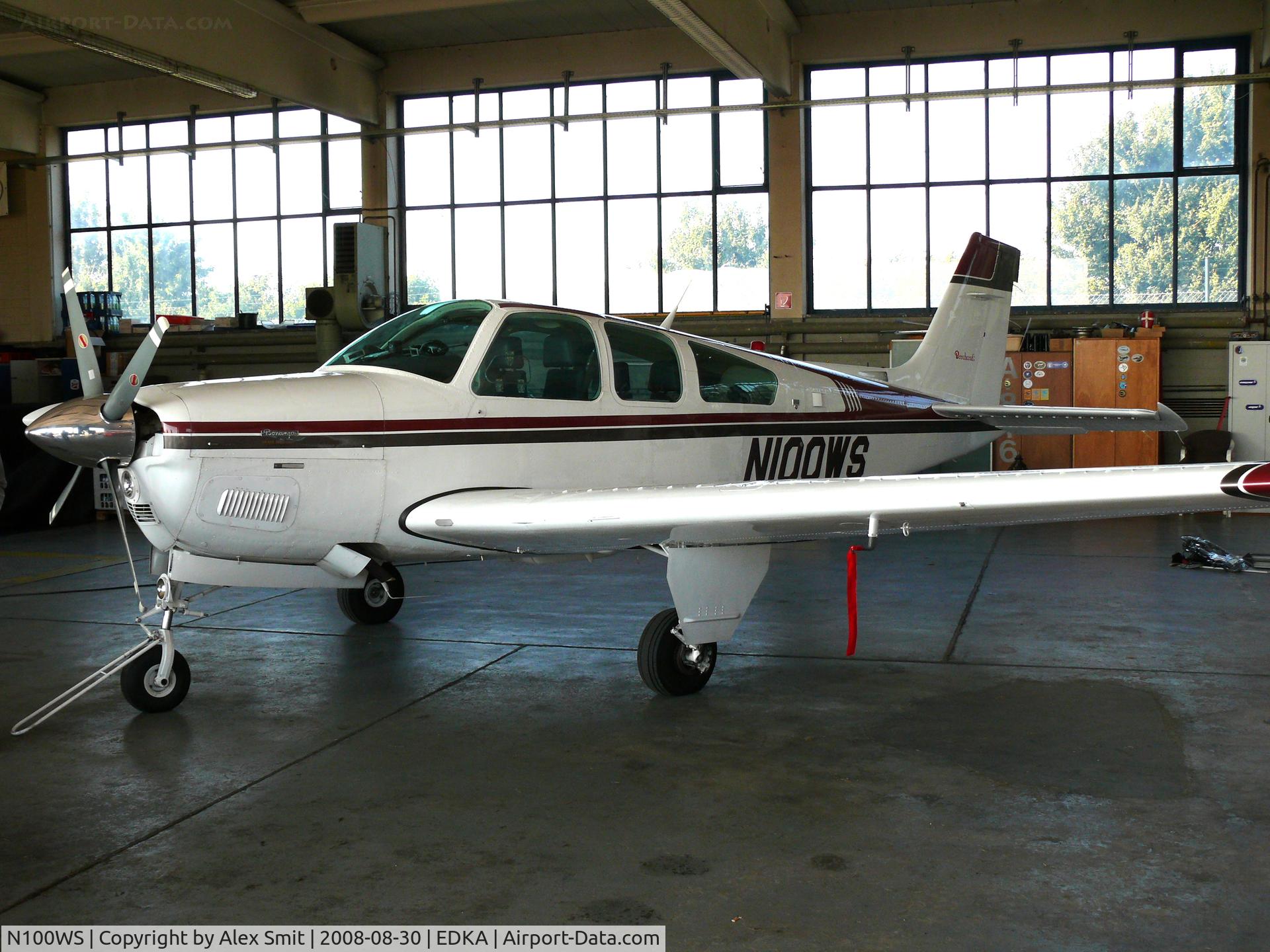 N100WS, 1987 Beech F33A Bonanza C/N CE-1202, Beech F33A Bonanza N100WS