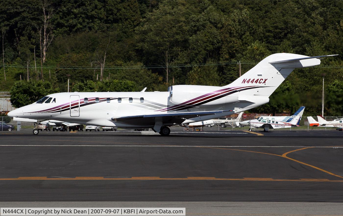 N444CX, 2000 Cessna 750 Citation X Citation X C/N 750-0125, KBFI