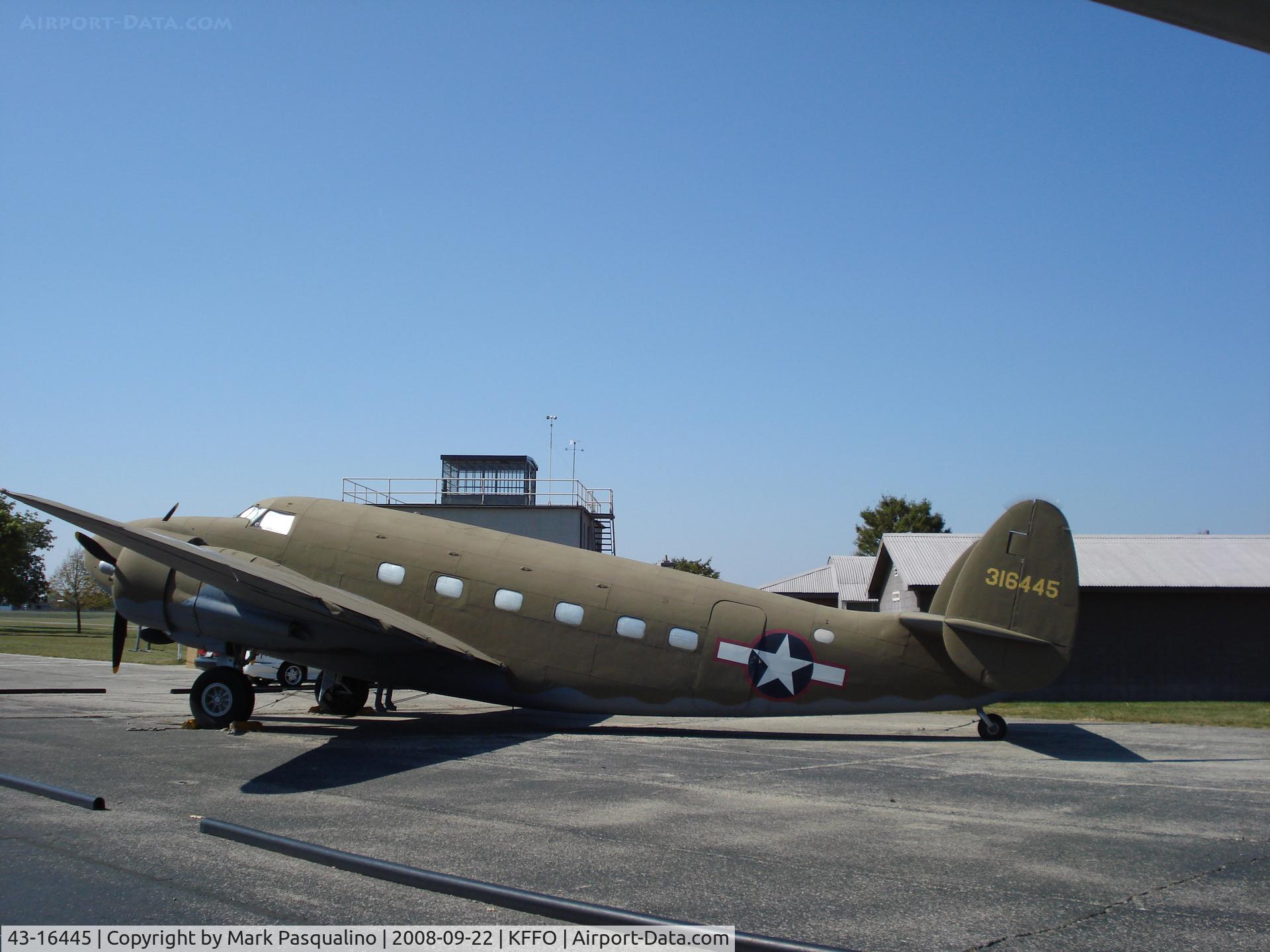 43-16445, 1943 Lockheed C-60A-5-LO Lodestar C/N 2606, Lockheed C-60A