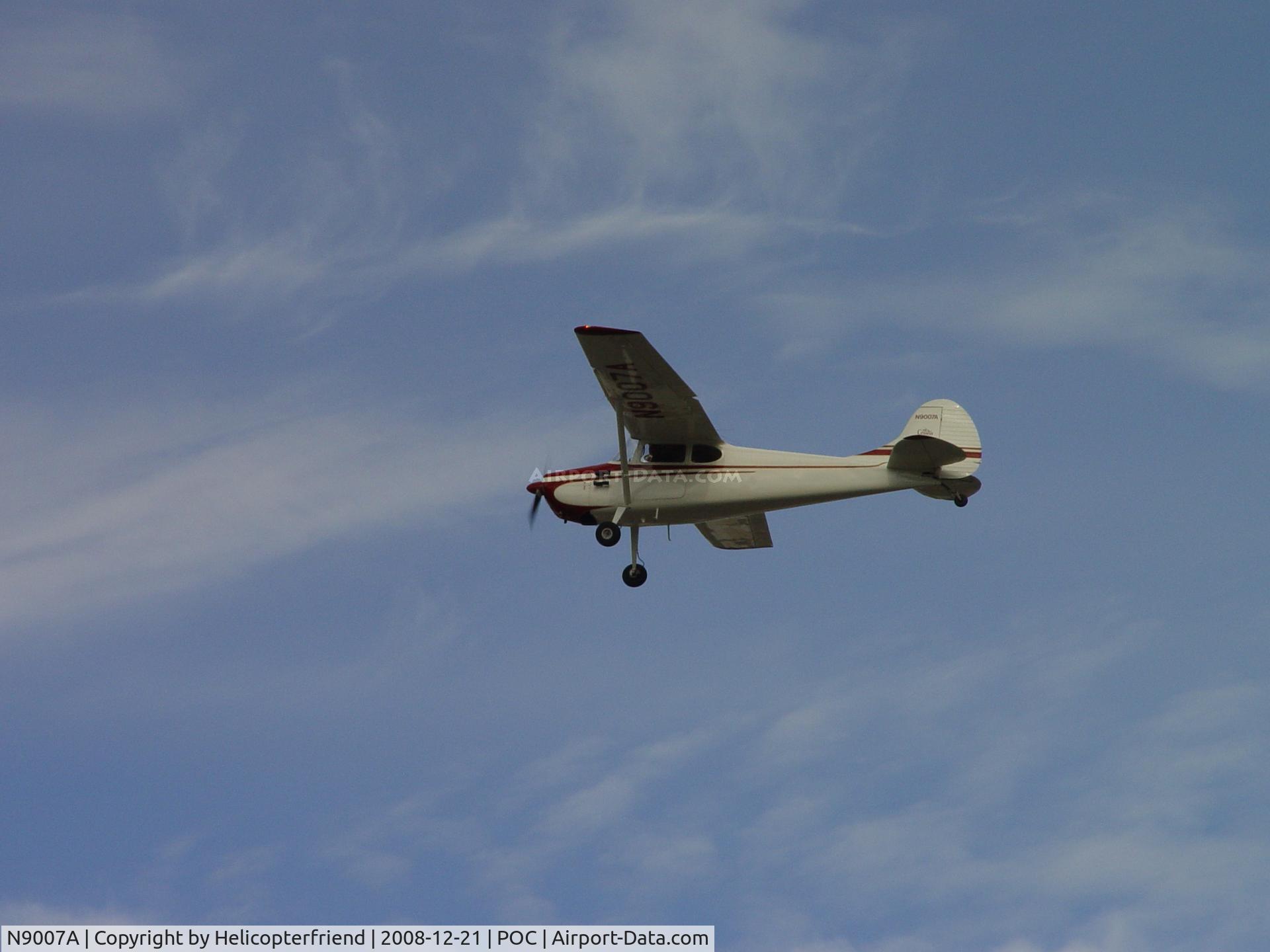 N9007A, 1949 Cessna 170A C/N 18762, On display at Brackett/Flying in/Flying out