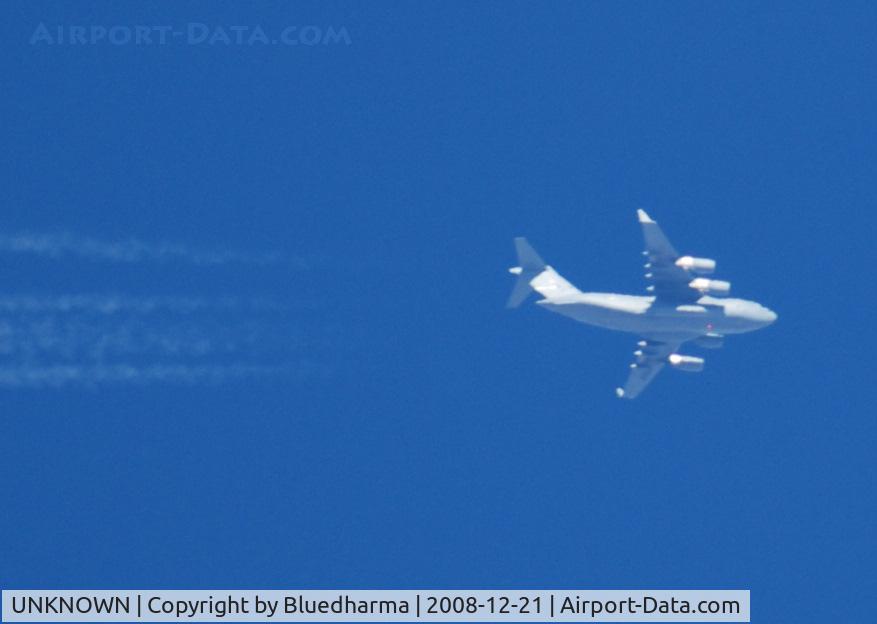 UNKNOWN, , C-17 Globemaster over Littleton, Colorado heading East.