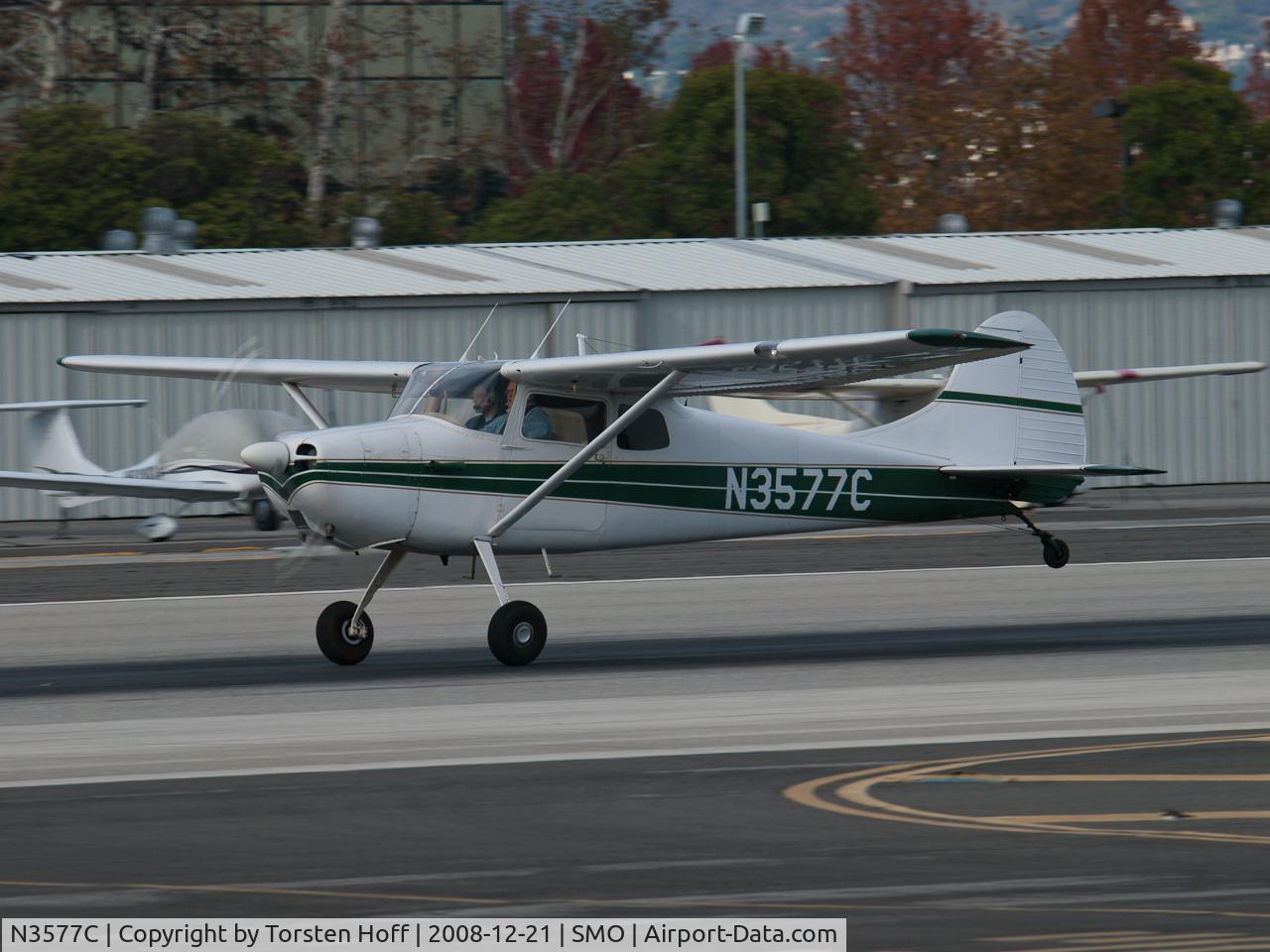 N3577C, 1954 Cessna 170B C/N 26621, N3577C departing from RWY 21