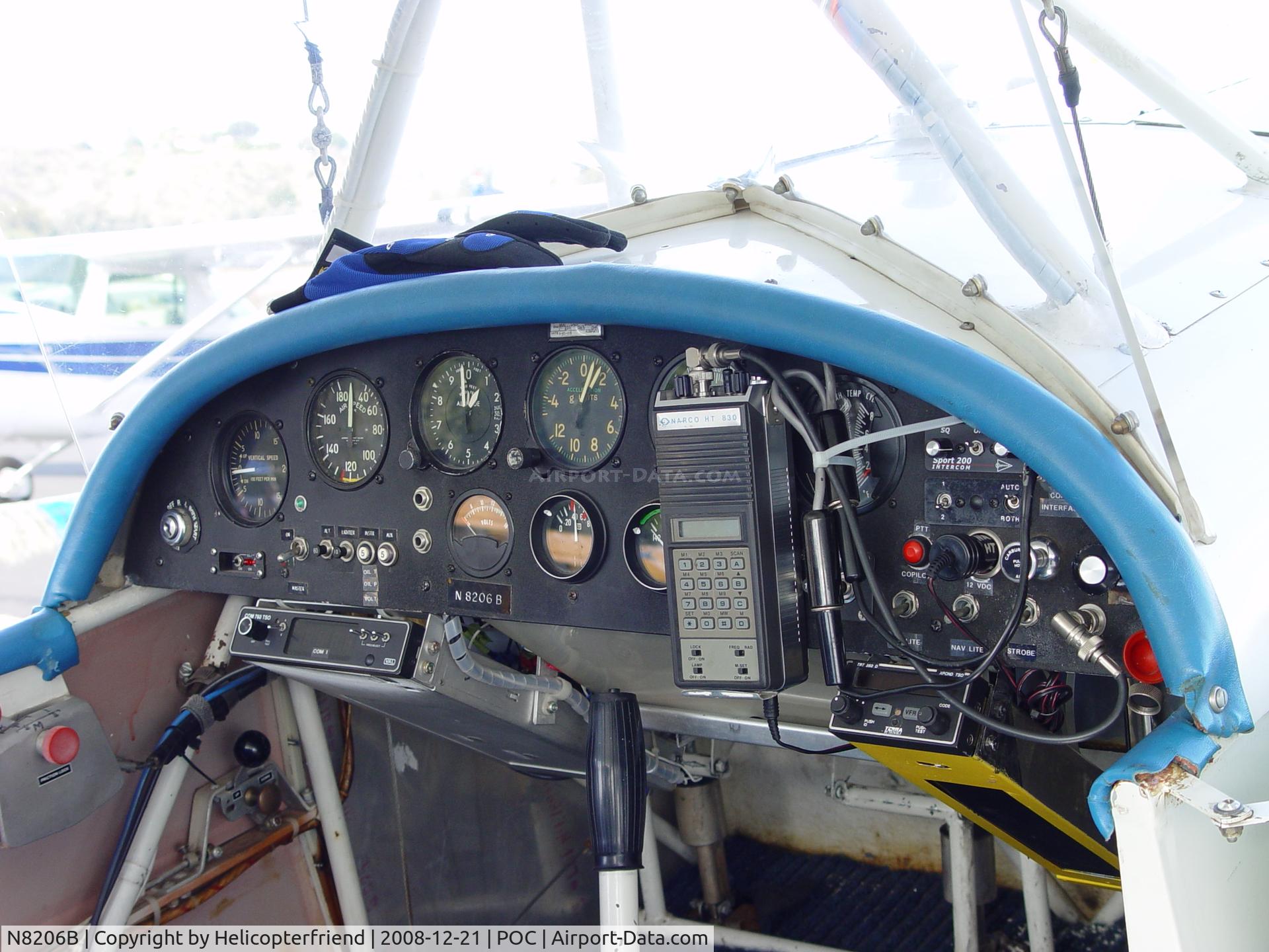 N8206B, Corben Junior Ace C/N 2723, On display at Brackett/Flying in/Flying out