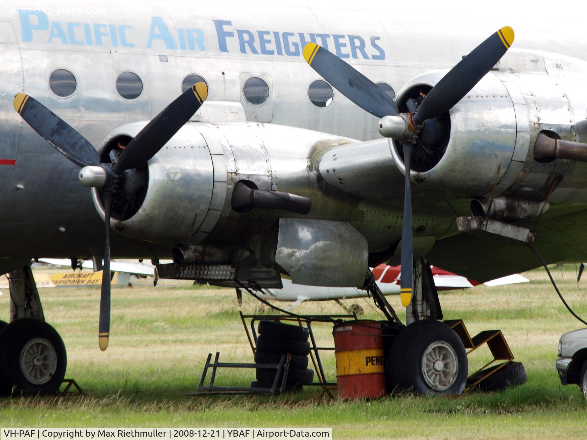 VH-PAF, 1945 Douglas C-54E-15-DO Skymaster (DC-4) C/N 27352, Douglas DC4, Pacific Air Freighters