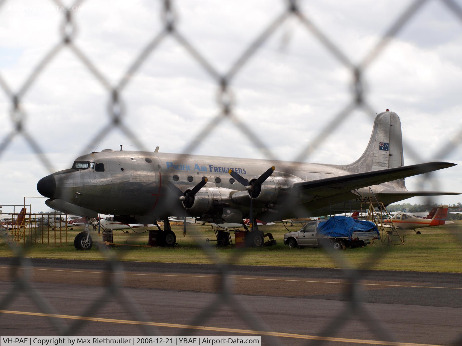 VH-PAF, 1945 Douglas C-54E-15-DO Skymaster (DC-4) C/N 27352, Douglas DC4, Pacific Air Freighters