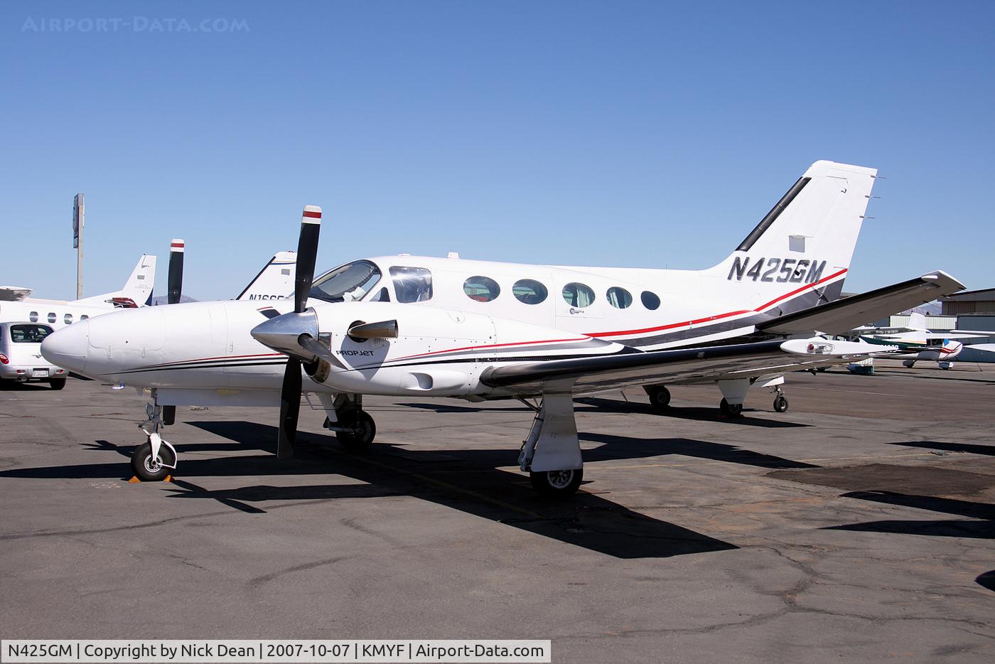 N425GM, 1981 Cessna 425 C/N 425-0033, KMYF