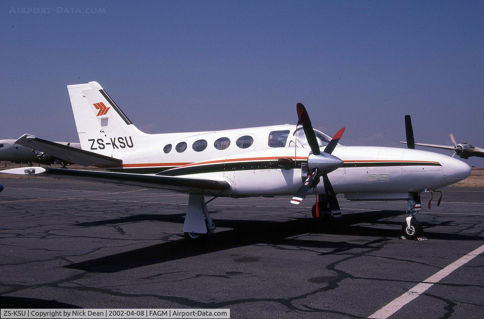 ZS-KSU, 1982 Cessna 425 Conquest I C/N 425-0115, FAGM